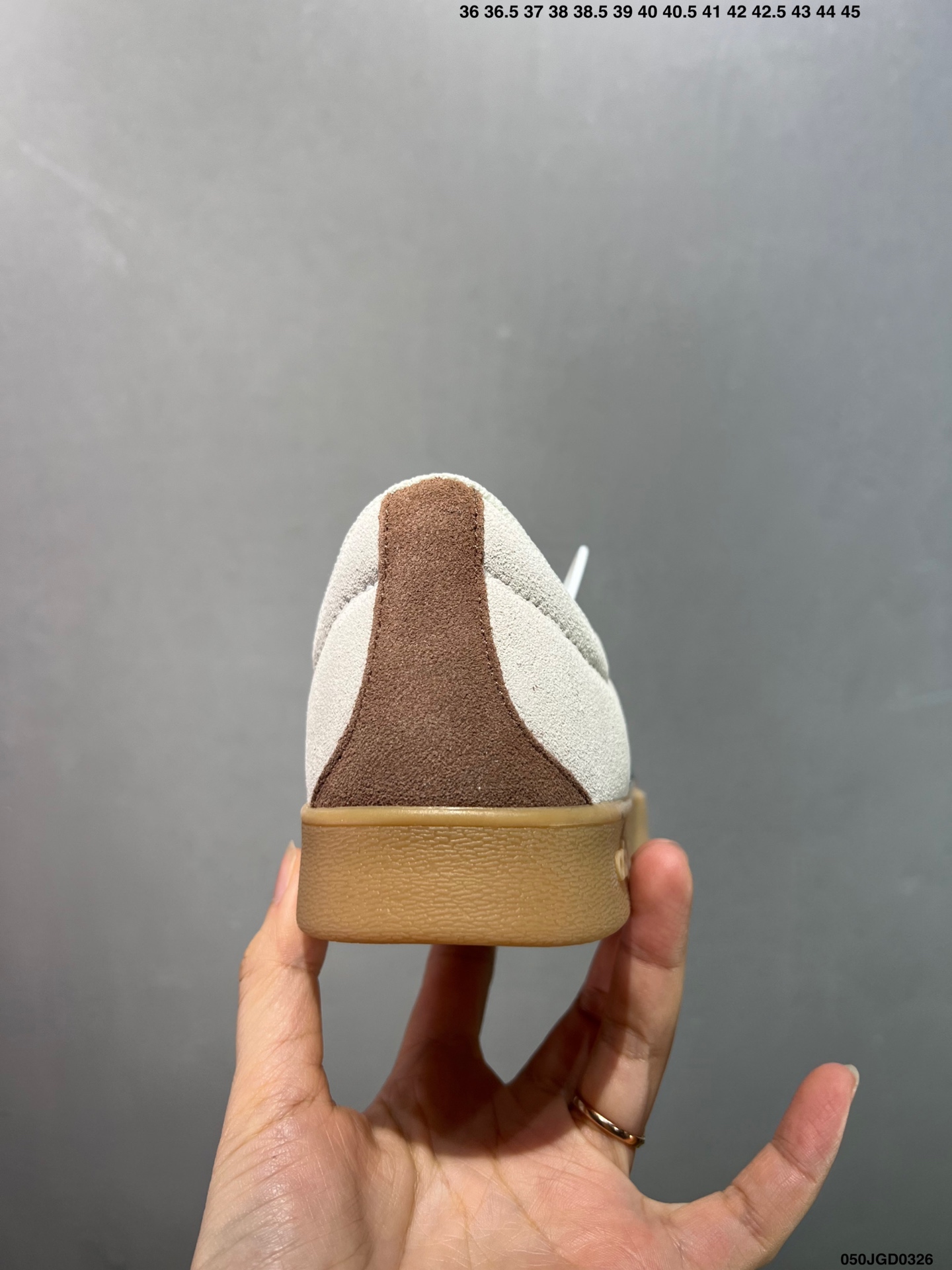 Adidas GAMETALKER Suede Low-Top — Cream / Brown / Green view 4