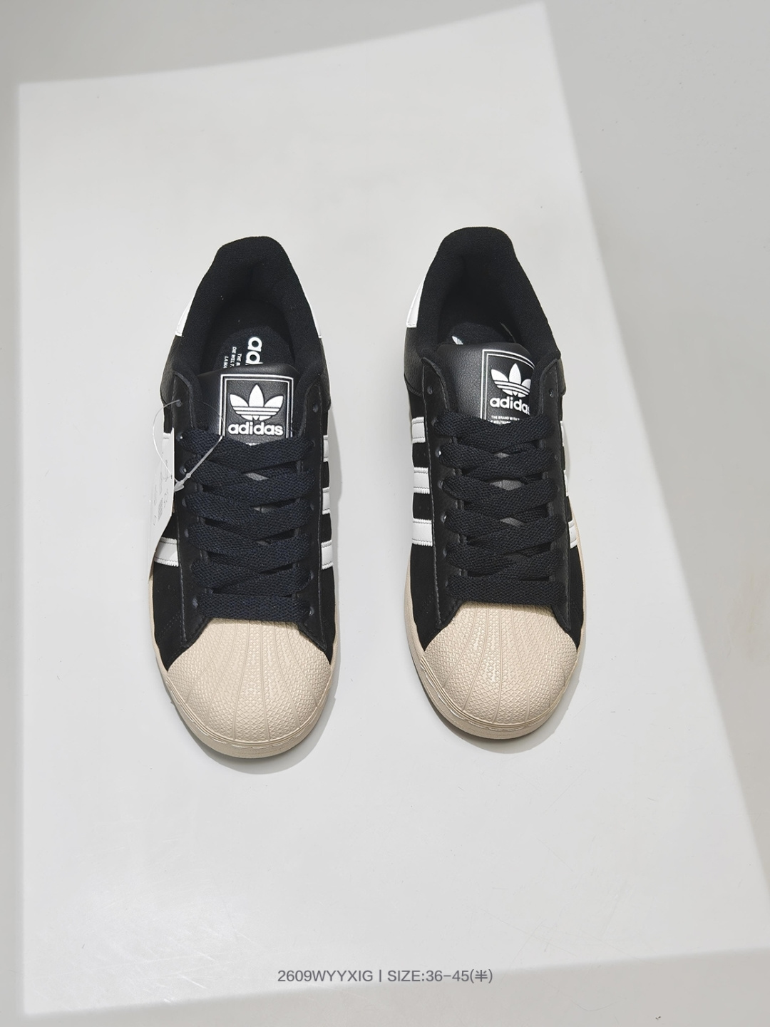 Adidas Originals Superstar II — Black / White view 5