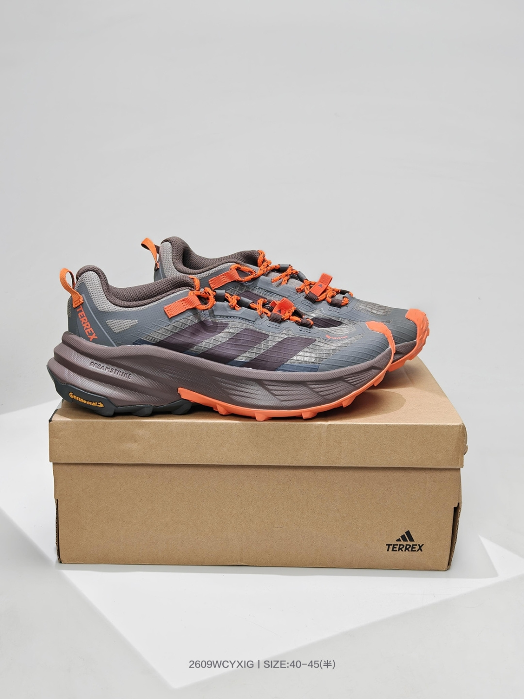 Adidas Terrex Freehiker SL GTX — Charcoal / Coral view 2