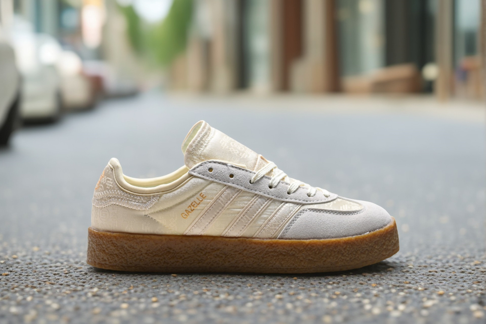 CLOT x Adidas Originals Gazelle — Cream / Off-White view 1