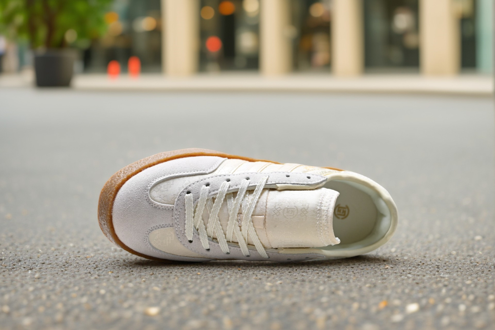 CLOT x Adidas Originals Gazelle — Cream / Off-White view 2