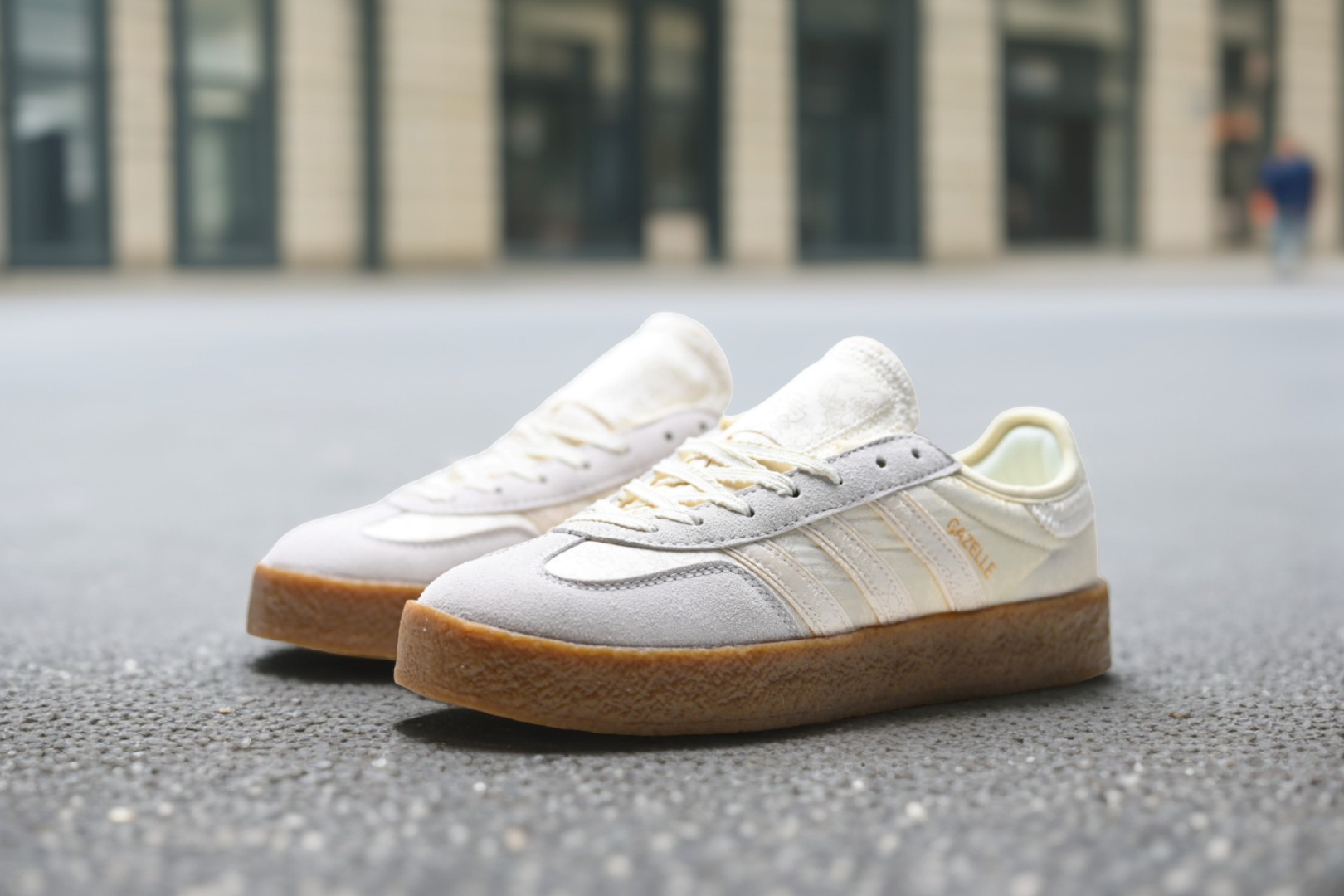 CLOT x Adidas Originals Gazelle — Cream / Off-White view 4