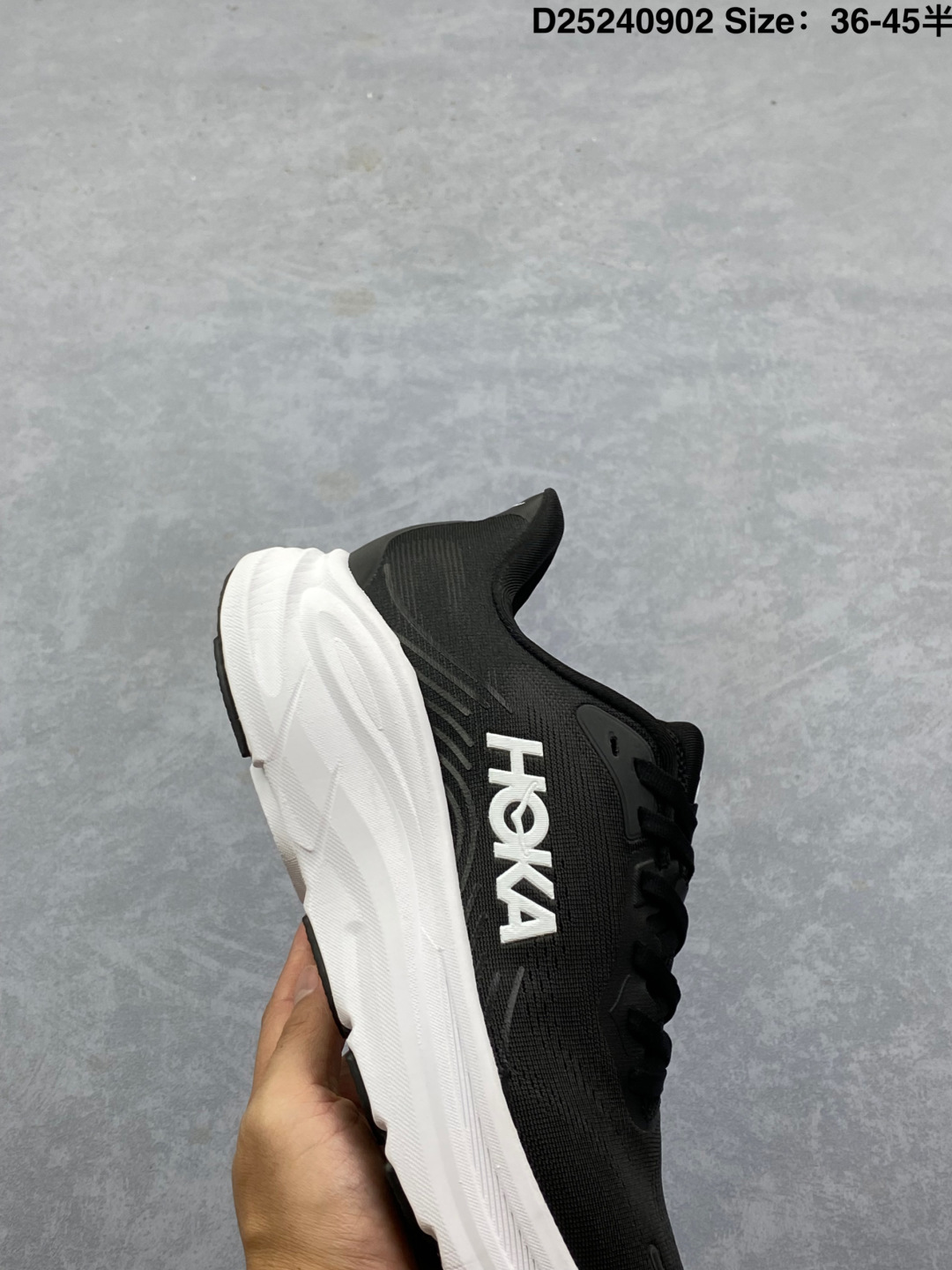 HOKA Clifton 11 — Black / White view 9