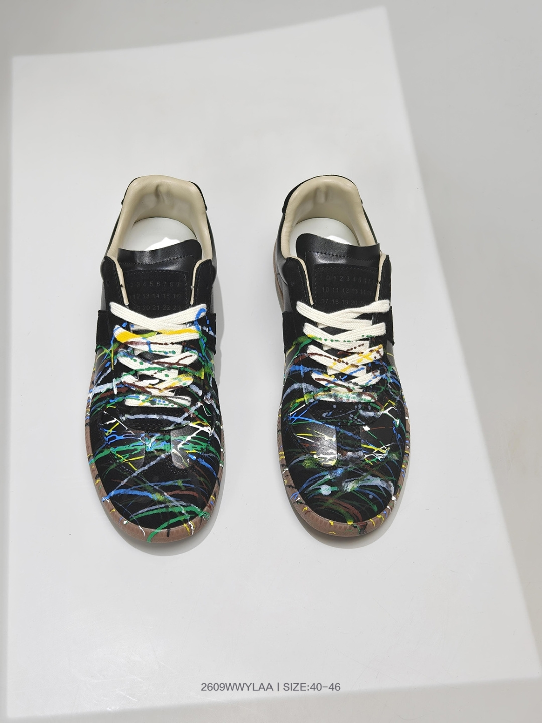Maison Margiela Replica Paint-Splatter — Black Multicolour view 5