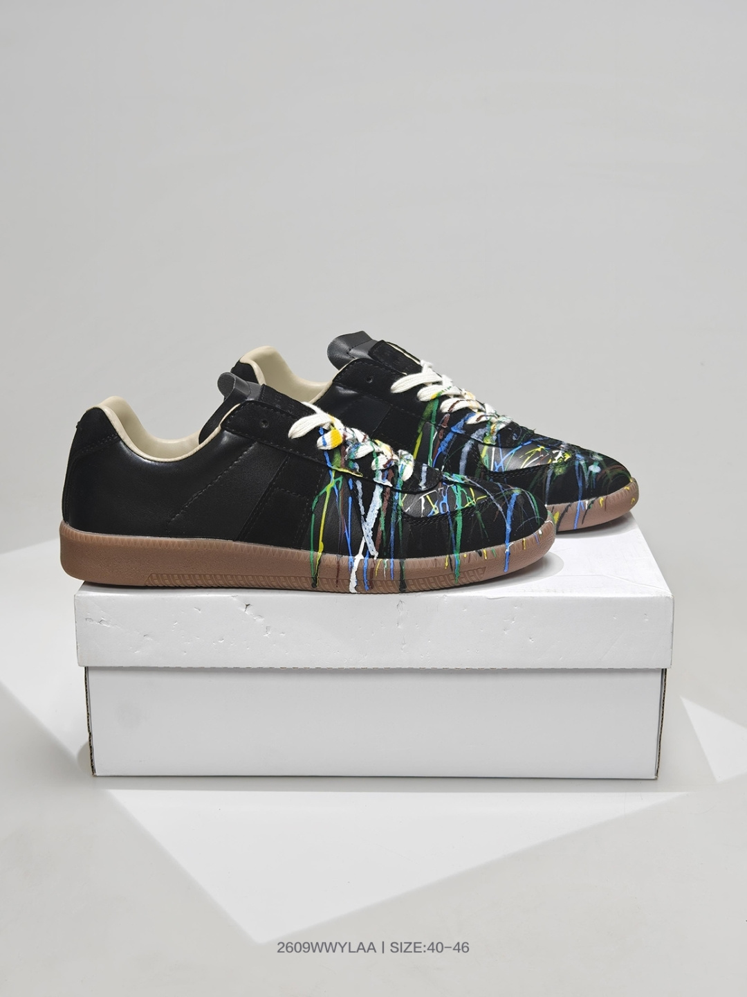 Maison Margiela Replica Paint-Splatter — Black Multicolour view 6