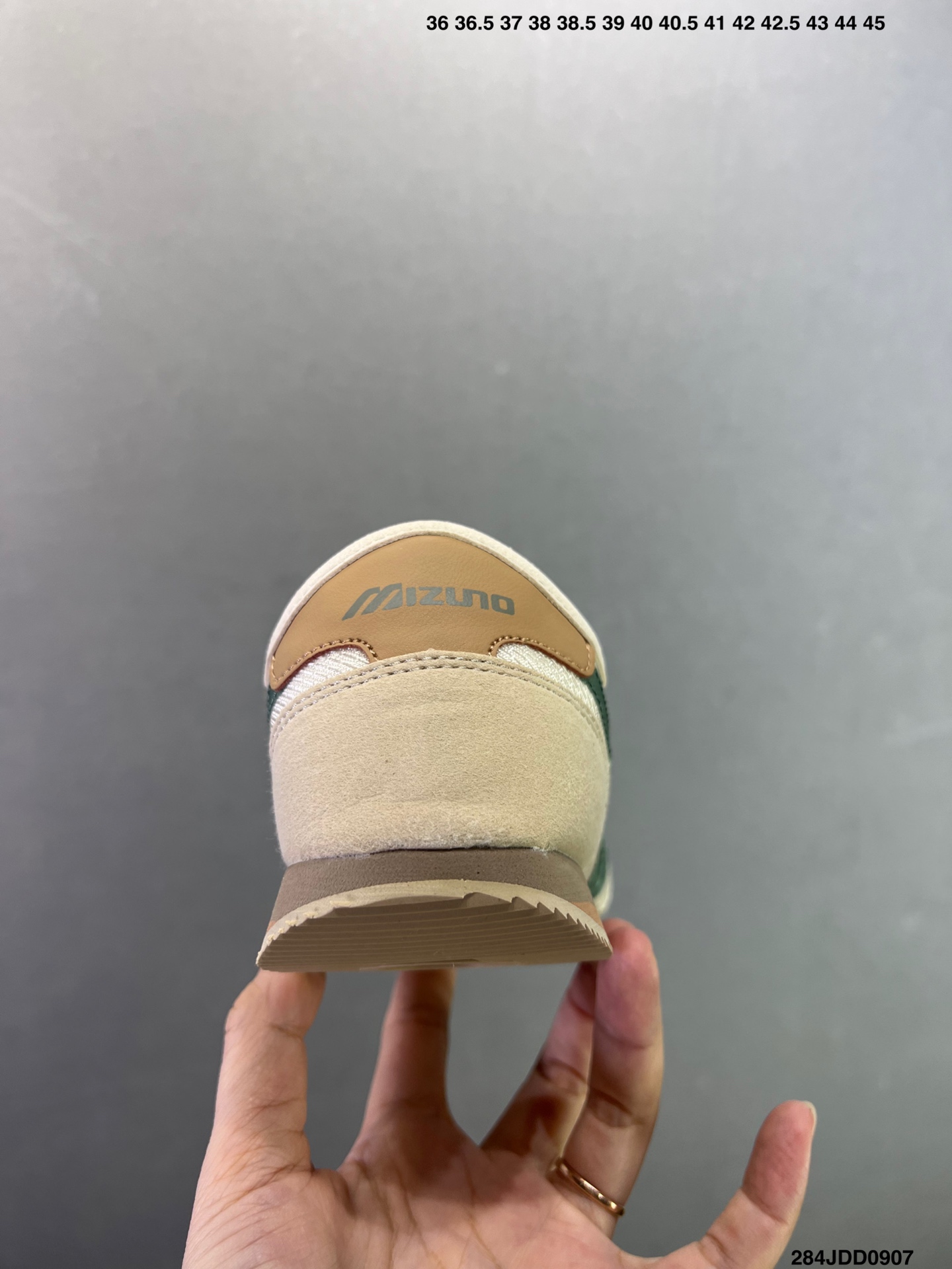 Mizuno Sportyle — Cream / Green view 4