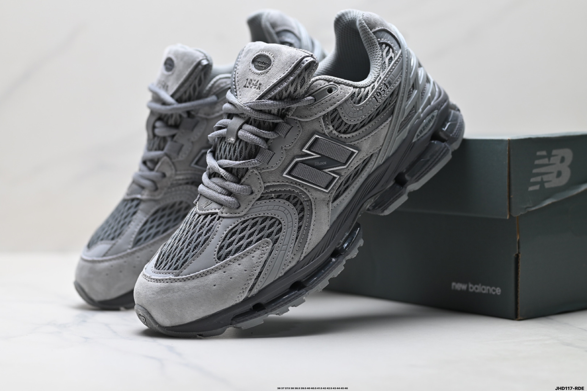 New Balance 1954R — Charcoal / Grey view 8