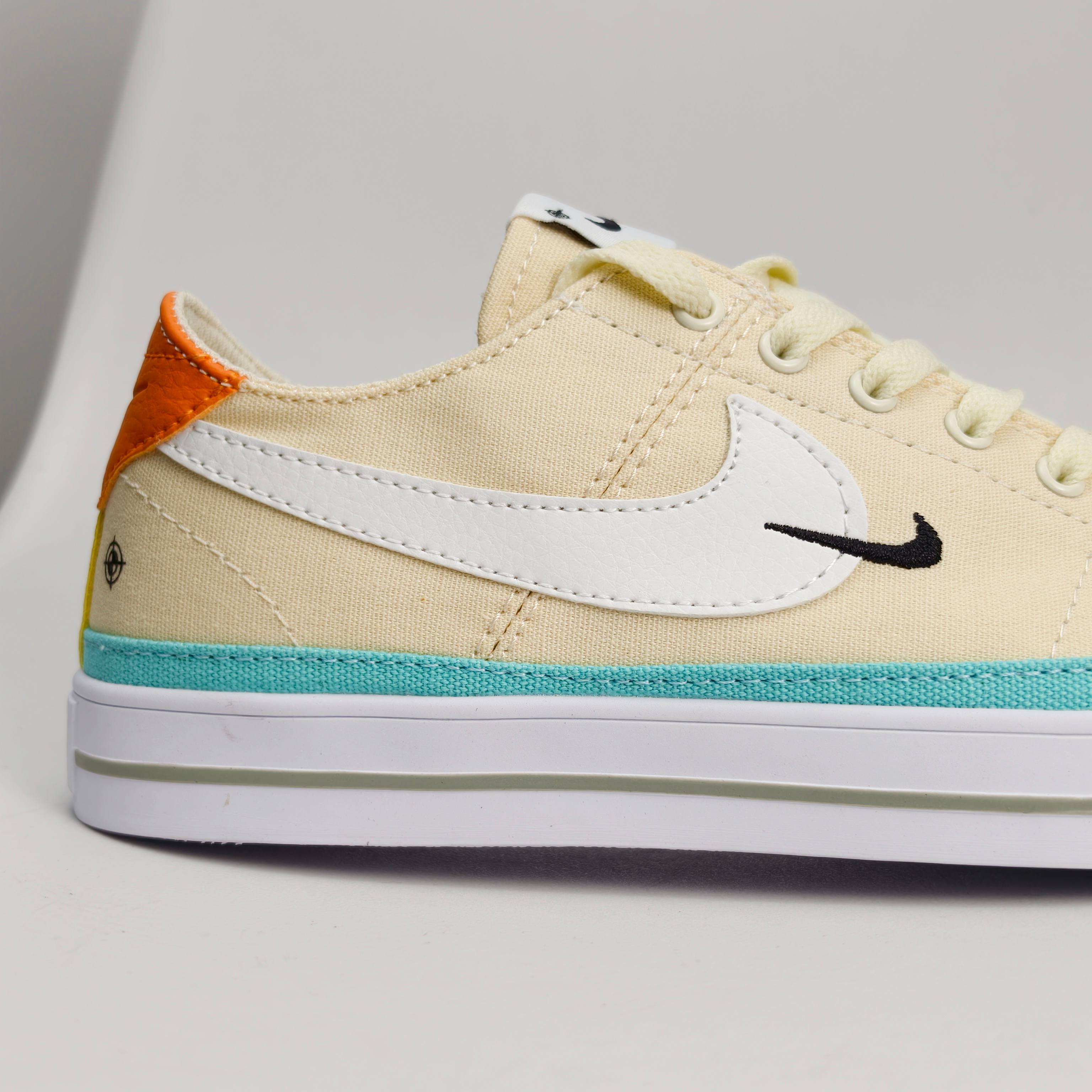 Nike Court Legacy — Sail / Mint / Orange view 8