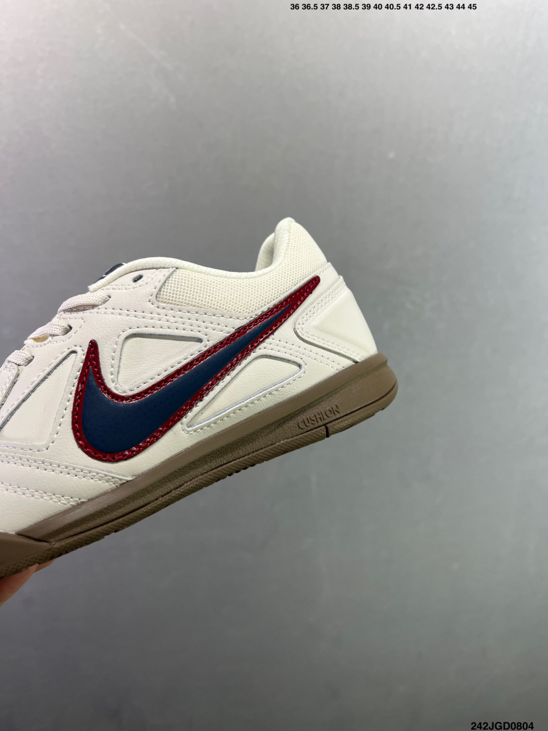 Nike Gato — White / Navy / Burgundy view 6