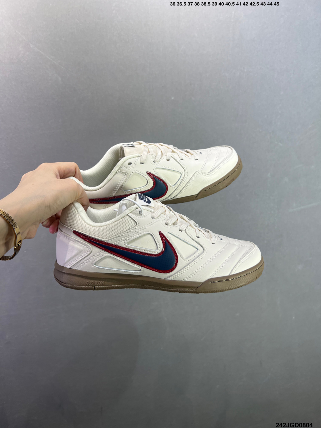 Nike Gato — White / Navy / Burgundy view 9