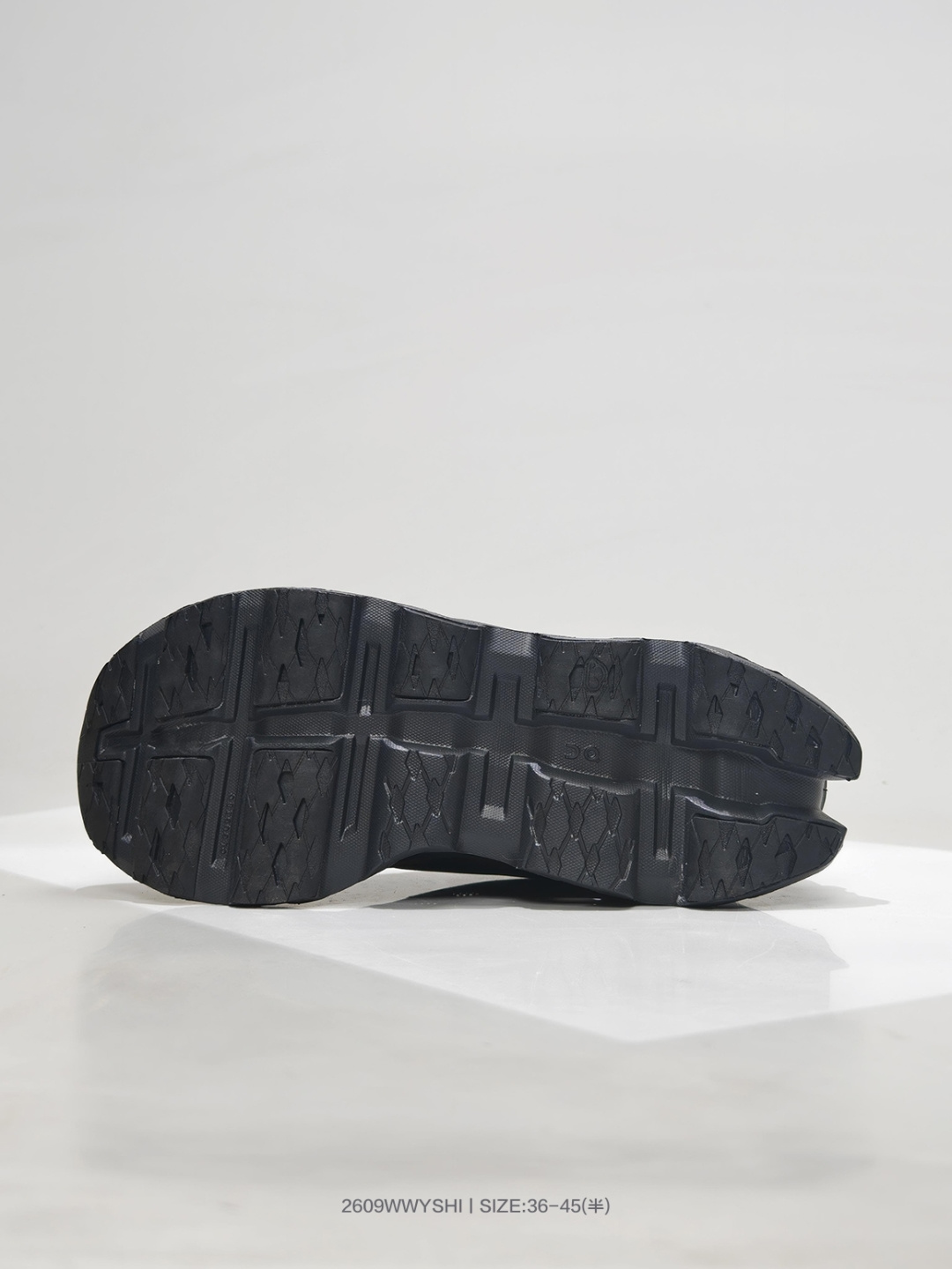 On Cloudmonster 3 — Black / Dark Grey view 2