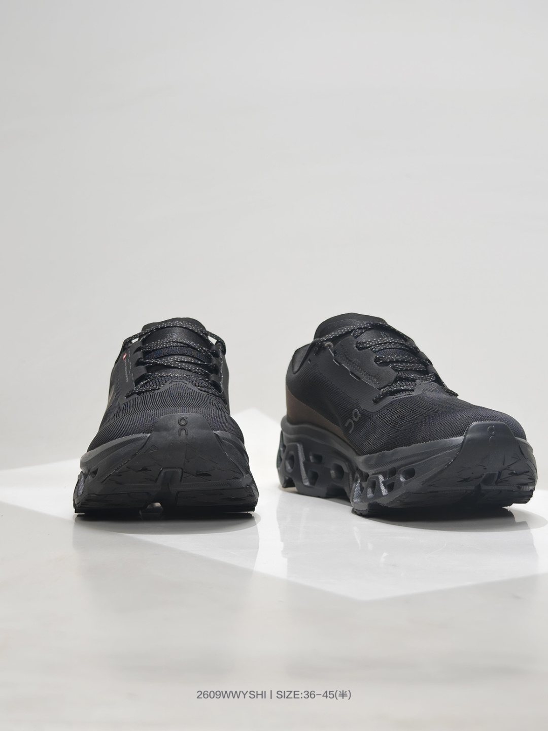 On Cloudmonster 3 — Black / Dark Grey view 4